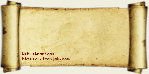 Anđelija Jaglikić vizit kartica